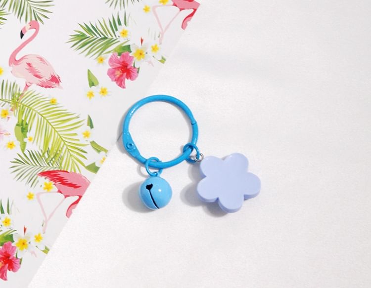 Flower Bag Charm / Key Ring