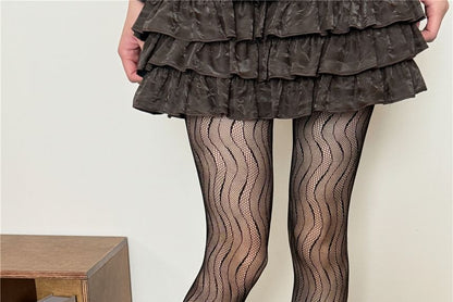 Patterned Sheer Tights