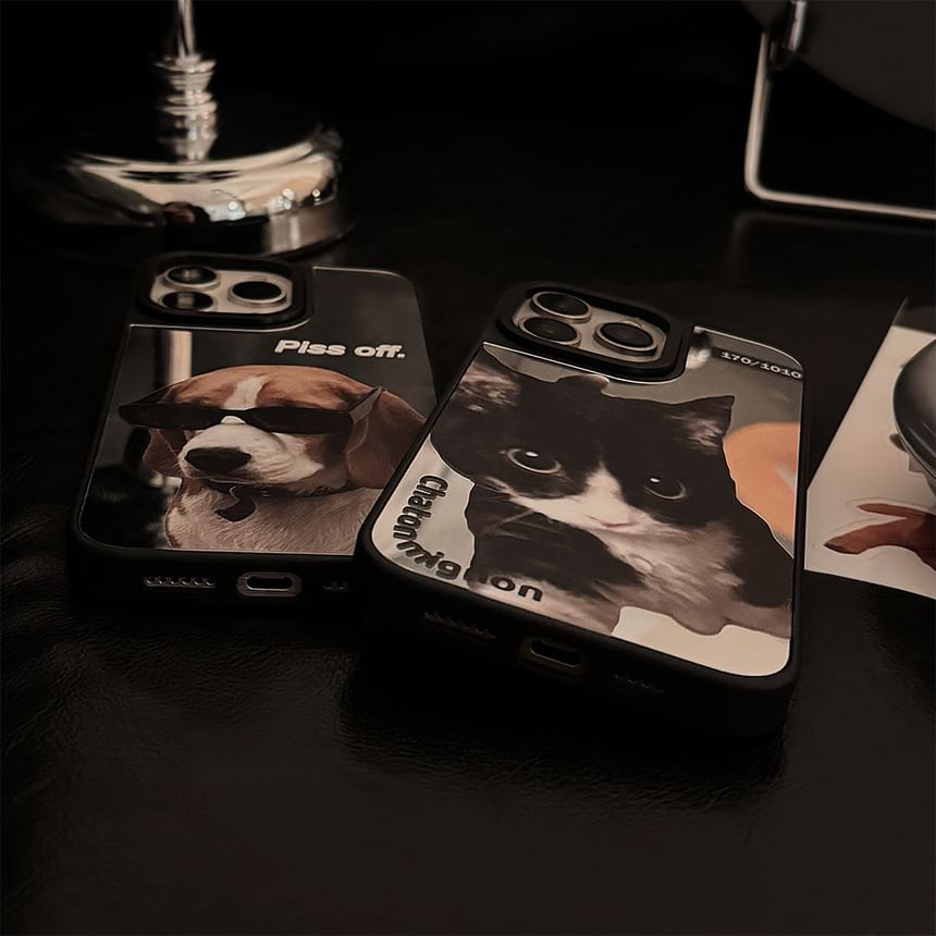 Mirrored Case Animal Phone