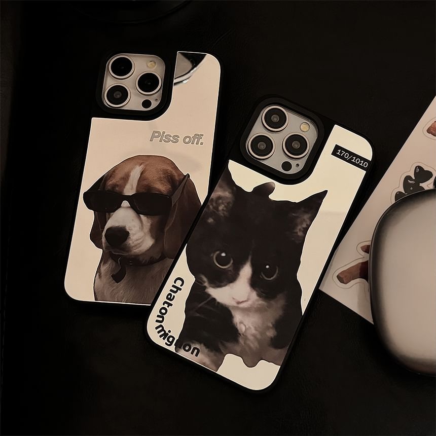 Mirrored Case Animal Phone