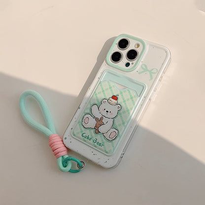 Case Holder Bear Phone Card