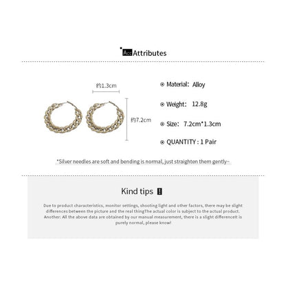 Earring Hoop Chained