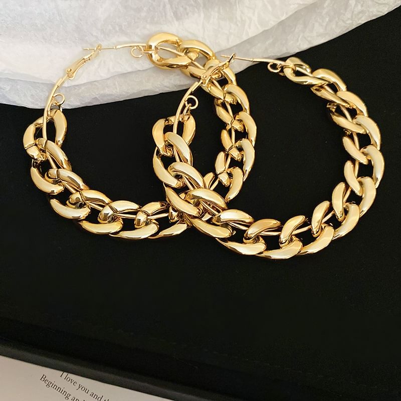 Earring Hoop Chained