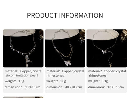 Layered Butterfly Necklace