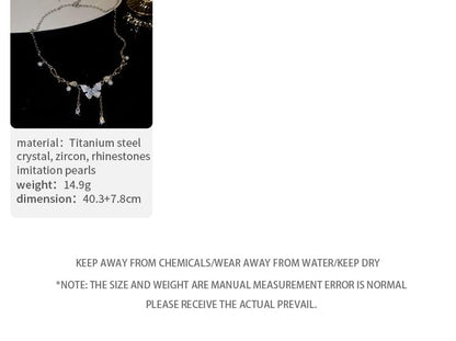 Layered Butterfly Necklace