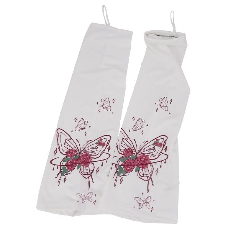 Butterfly Print Arm Sleeves