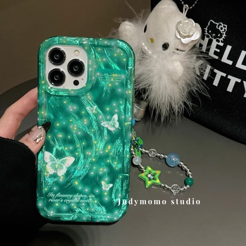 Strap Phone Butterfly Case