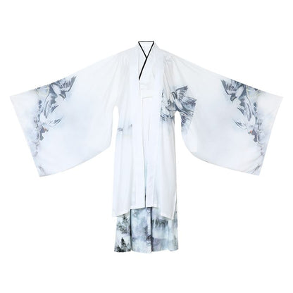 Eagle Print Hanfu Robe / Long