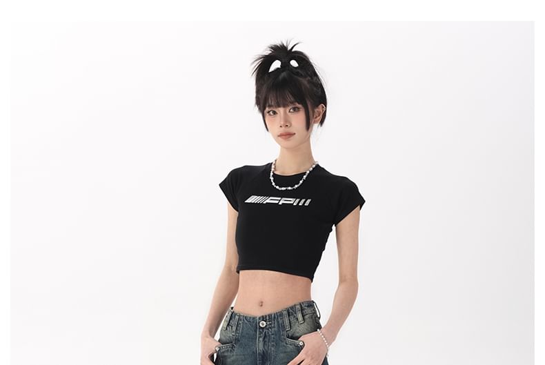 Denim Mid Washed Rise Shorts