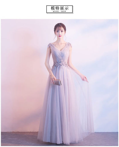 Mesh Cocktail Floral Plain Dress Applique Ruched V-Neck Evening A-Line Sleeveless / Gown Mini