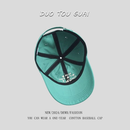 Baseball Cartoon Embroidered Cap