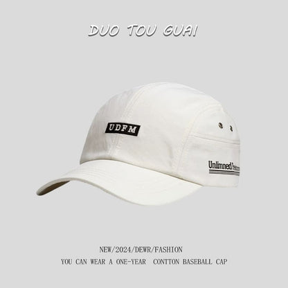 Embroidered Lettering Cap Baseball