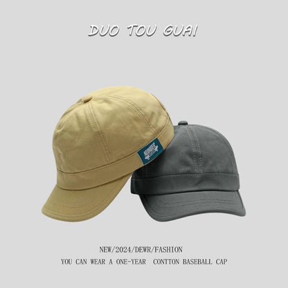 Cap Applique Brim Baseball Short