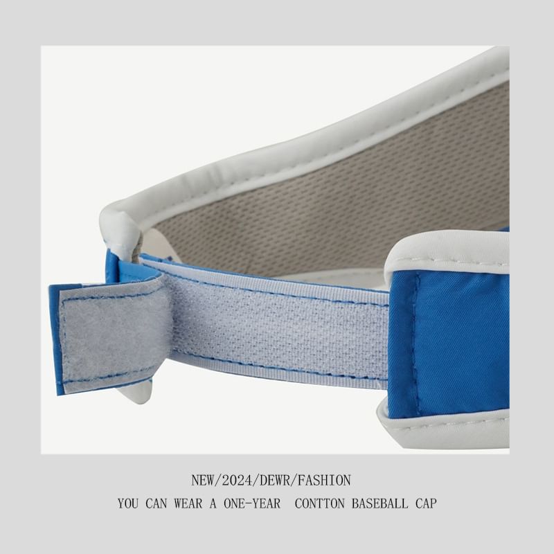 Sun Embroidered Lettering Contrast Visor Trim