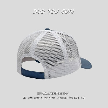 Cap Trucker Embroidered Fish Bone