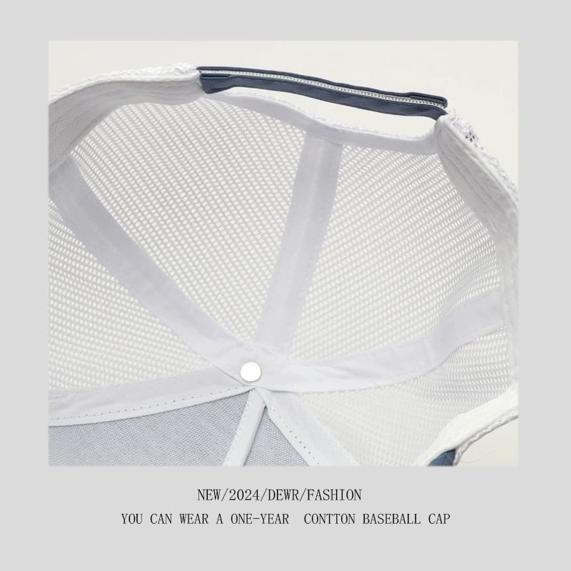 Cap Trucker Embroidered Fish Bone