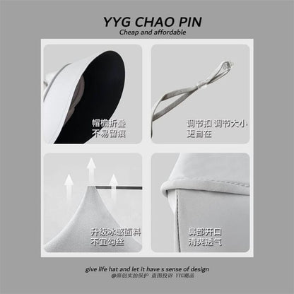 Protection Sun Brim Plain Cover Face with