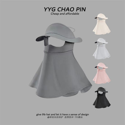 Neck Plain Sun with Cover Protection Flap Face