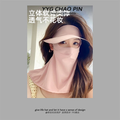 Neck Plain Sun with Cover Protection Flap Face