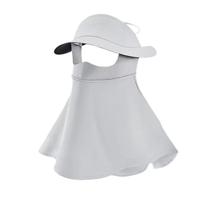 Neck Plain Sun with Cover Protection Flap Face