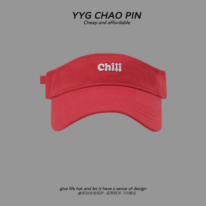 Sun Visor Embroidered Lettering