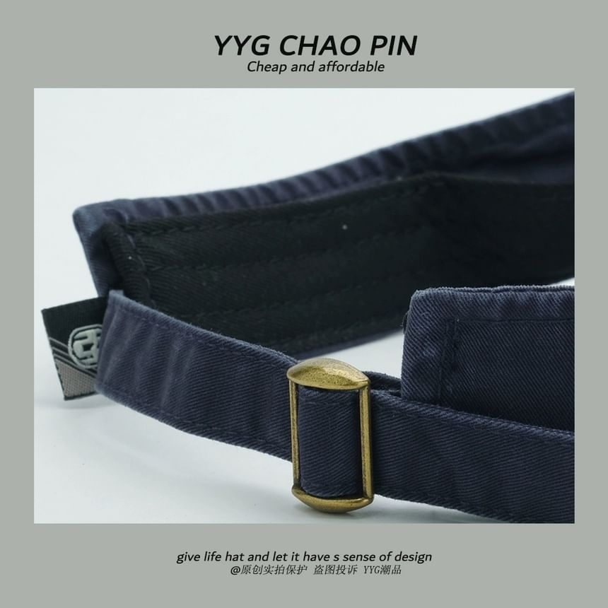 Lettering Sun Embroidered Visor