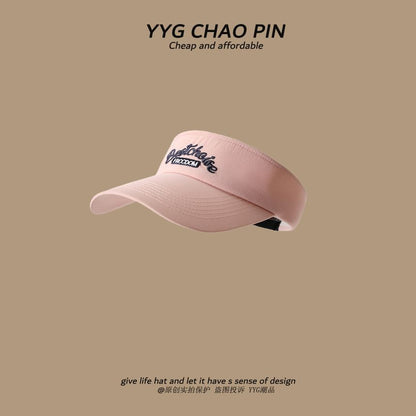 Visor Lettering Sun Embroidered