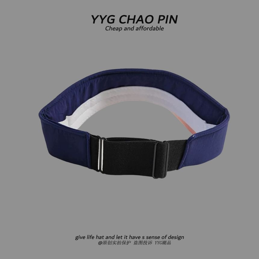 Visor Two Tone Sun Applique