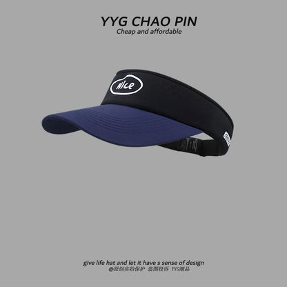 Two Tone Visor Lettering Sun Embroidered