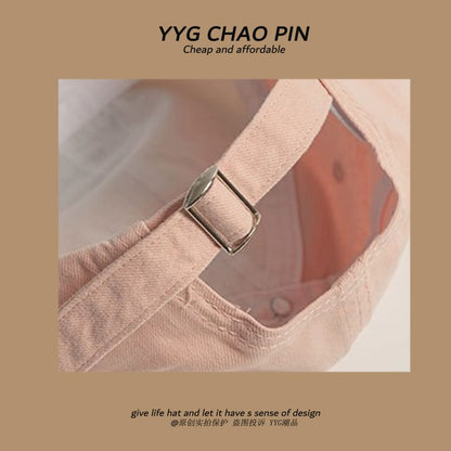 Cap Tone Two Lettering Baseball Embroidered