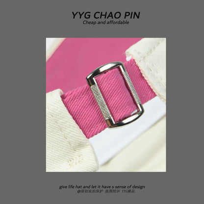 Lettering Two Embroidered Tone Visor Sun