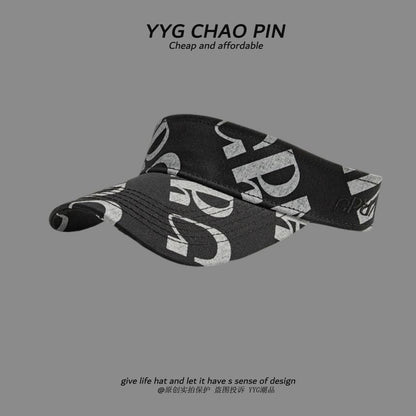 Print Lettering Sun Visor