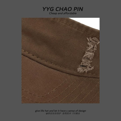 Distressed Plain Visor Sun