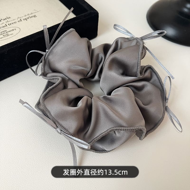 Bow Fabric Scrunchie