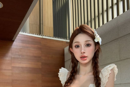 Sheath Neck Spaghetti Dress Floral Mini Scoop Strap