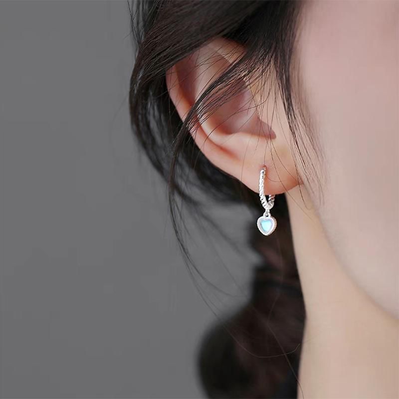 Heart Hoop Earring