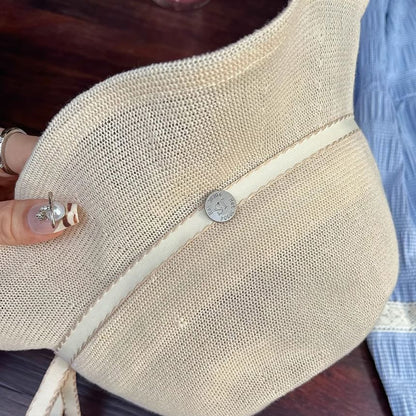 Linen Ruffle Bucket Cotton Hat