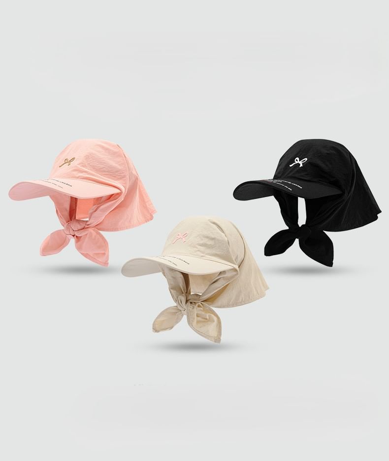 Dry Cap Bow Embroidered Quick