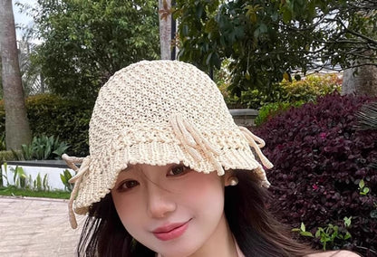 Linen Hat Cotton Bucket