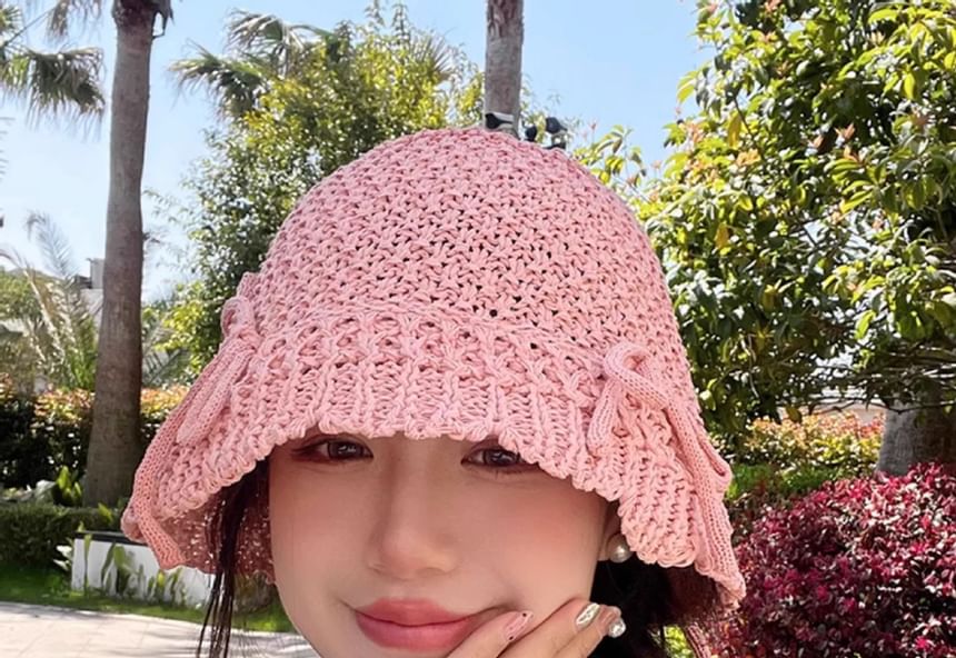 Linen Hat Cotton Bucket