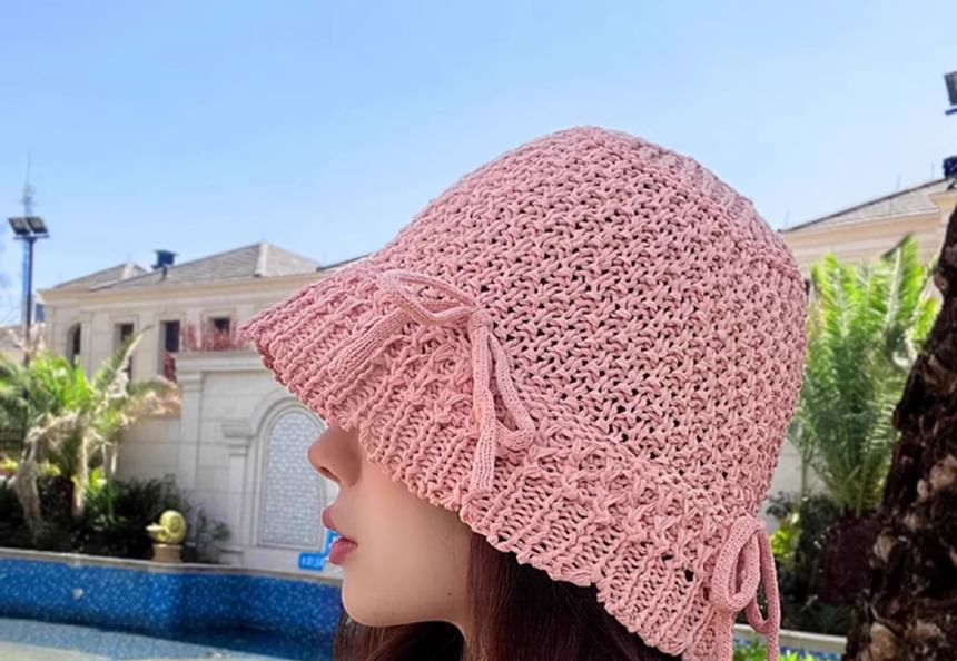 Linen Hat Cotton Bucket
