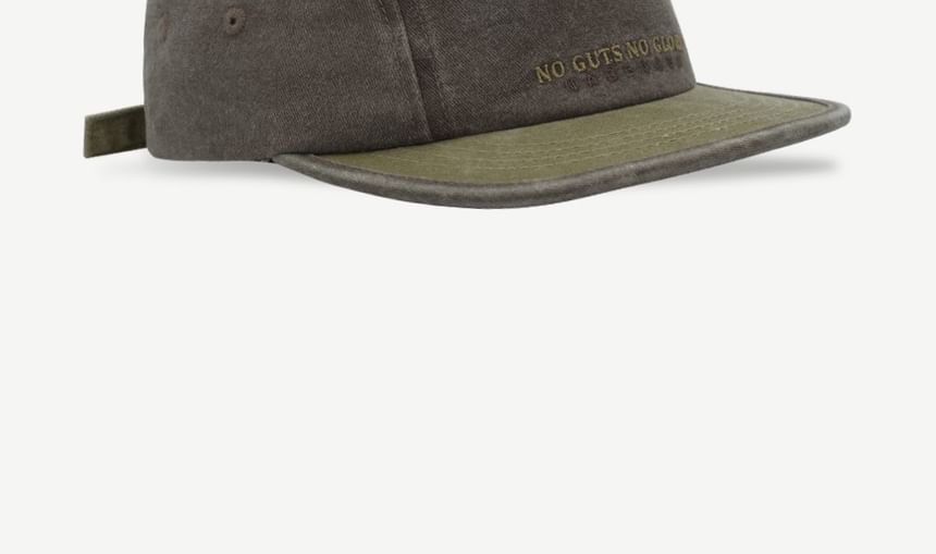 Lettering Cap Embroidered Panel 5