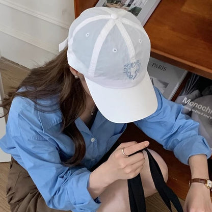 Cap Embroidered Baseball Quick Dry