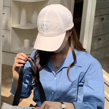 Cap Embroidered Baseball Quick Dry