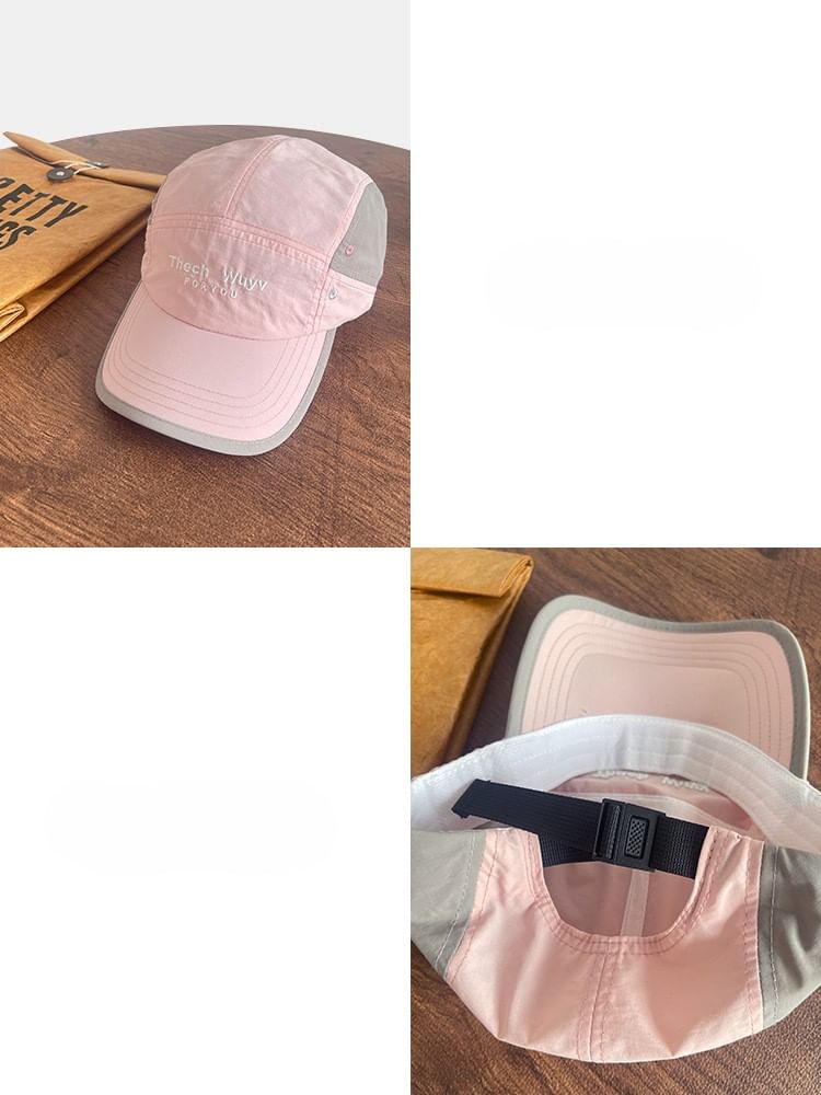 Cap Embroidered Panel Lettering 5