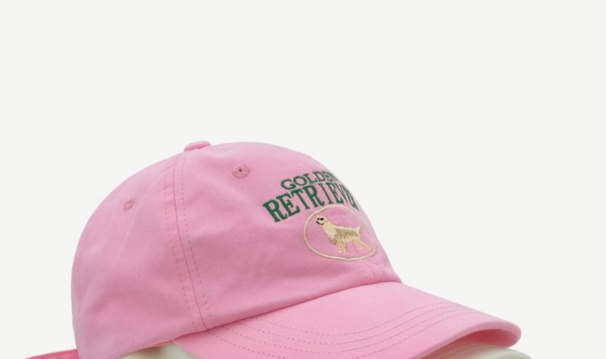 Dog Cap Baseball Embroidered