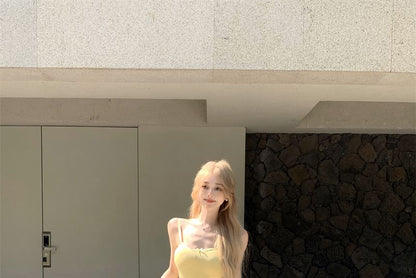 Back Mermaid Open Strap Dress Maxi Spaghetti