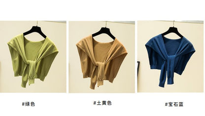 Plain Shawl Knot Knit