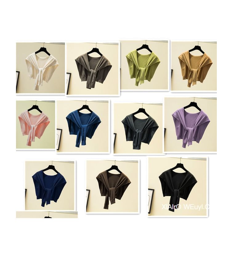 Plain Shawl Knot Knit