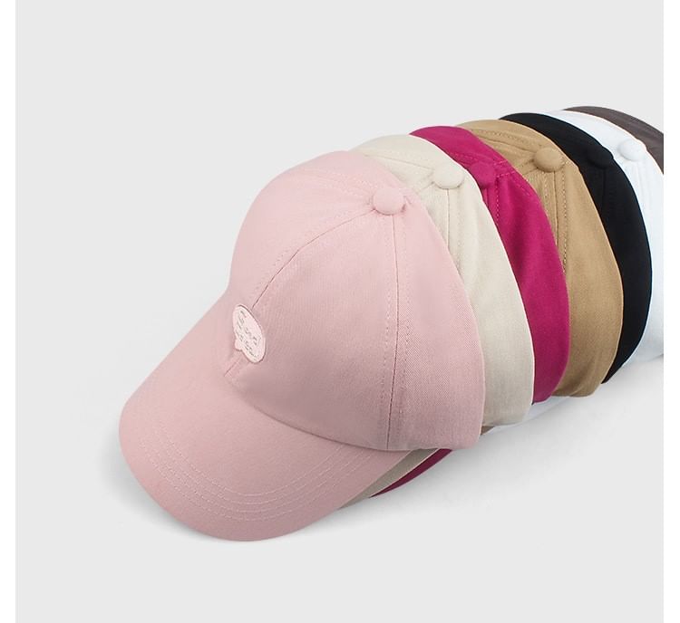 Cap Embroidered Open Baseball Top Lettering